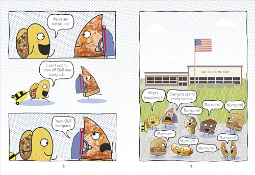 Pizza and Taco: Too Cool for School!: The laugh-out-loud funny comic for young readers (Hardcover)