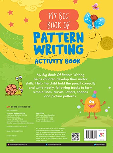Activity Book : Pattern Writing: My Big Book of Pattern Writing Activity Book- Patterns Practice books for kids (Paperback)