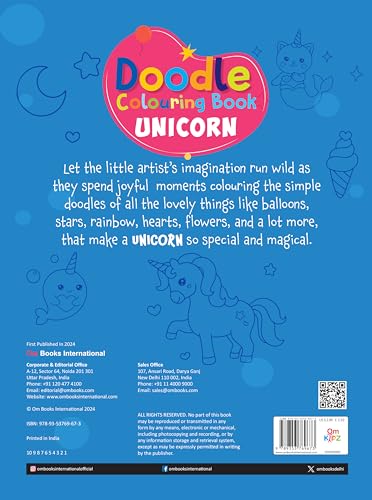 Colouring Book: Doodle Colouring Book Unicorn (Paperback)