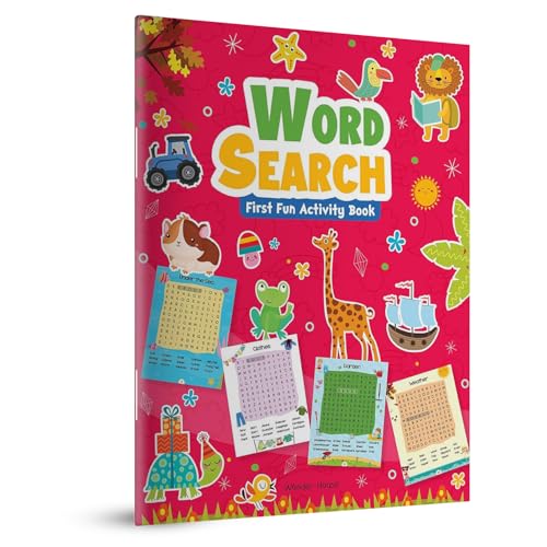 Word Search: First Fun Activity Book for Kids | Beginner Puzzles to Build Vocabulary | Ages 4–7 | 2+ Hours of Interactive Learning (Paperback)