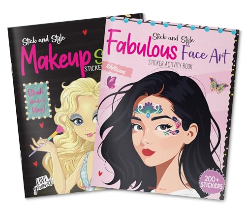 Stick and Style - Fabulous Face Art (Sticker Activity Book) (Paperback)