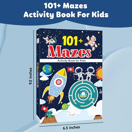101+ Word Search and Mazes Activity Book for Kids : Kids Learning Workbook, Interactive Learning Book,Brain-Boosting Activity Book for Kids | Combo of 2 Books (Paperback)