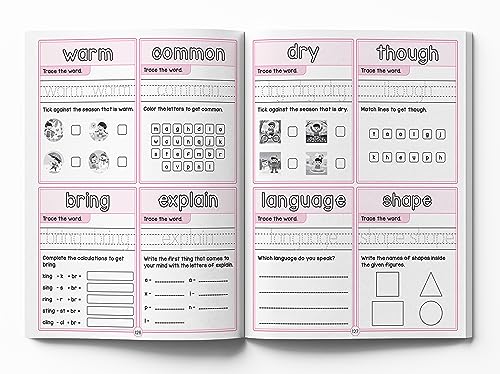 1000 Fry’s Sight Words: Learn to Read Activity Book for Kids | Build Reading Fluency & Confidence | Ages 5–9 | 1000+ High-Frequency Words Practice (Paperback)
