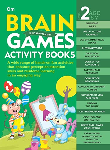 Activity Book : Brain Games for Kids : Brain Games Activity Book Level 2 : Book-5 (Paperback)
