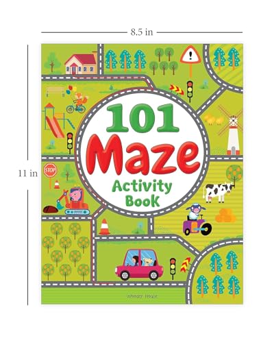101 Maze Activity Book: Fun & Challenging Mazes for Kids Boost Critical Thinking, Problem-Solving & Motor Skills | Ages 4–8 | Over 100 Engaging Maze Challenges | 3 Hours of Screen-Free Fun | Perfect f (Hardcover)