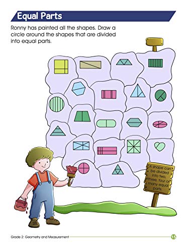 Geometry: Grade 2 Fun-Filled Activity Book for Kids | Smart Scholars | Basic Geometric Concepts | Shape 3D Recognition | Tangible | Visual Learning ; 7+ Ages (Paperback)