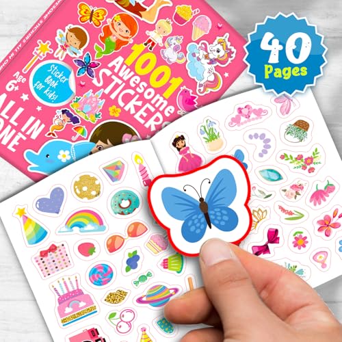 1001 Awsome Stickers - All In One (Paperback)