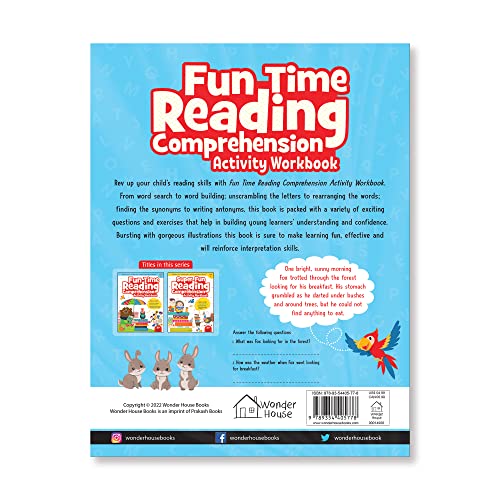 Fun Time Reading Comprehension Workbook: Level 1 | Activity Book for Kids | Ages 6–8 | Build Reading Skills with Engaging Exercises (Paperback)