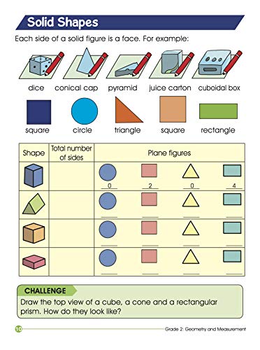 Geometry: Grade 2 Fun-Filled Activity Book for Kids | Smart Scholars | Basic Geometric Concepts | Shape 3D Recognition | Tangible | Visual Learning ; 7+ Ages (Paperback)