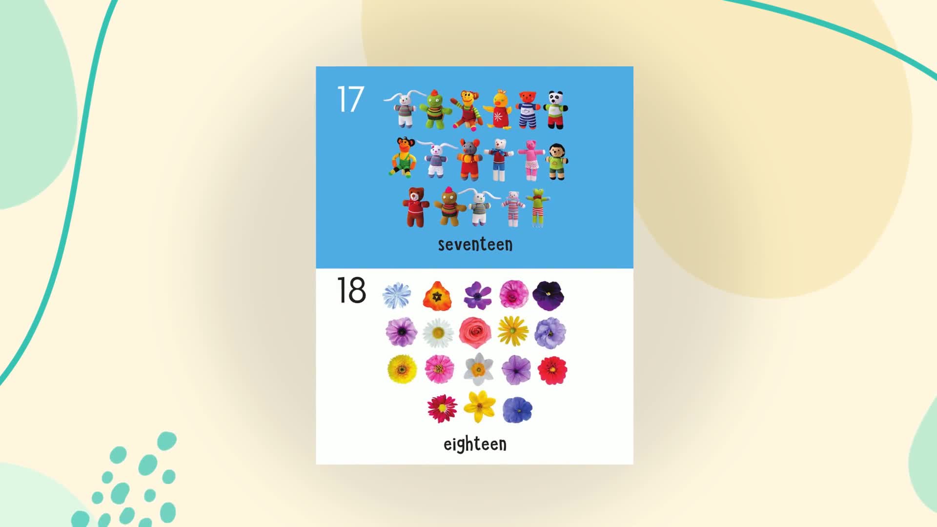 My First 4 in 1: Alphabet, Numbers, Colours, Shapes | Padded Board Book for Kids | Learn ABC, 123, Basic Colours & Shapes with Bright Pictures | Early Learning Book for Babies, Toddlers & Preschoolers (Hardcover)