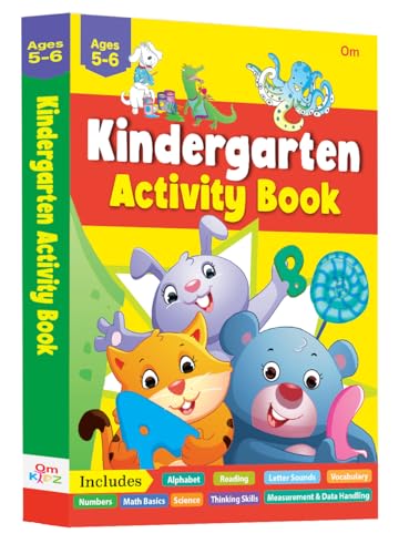 Kindergarten Activity Book: 320 Pages of Early Learning Activities for Ages 5-6 – Alphabet, Math, Tracing, Reading, Maze and Fun Games, Science, Thinking Skills & More (Paperback)