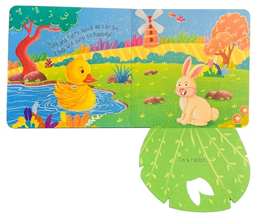Peek-A-Boo! Farm Animals Board Book for Children: Lift the Flap Fun Book for Babies & Toddlers | Interactive Early Learning | Lift, Look & Learn | ... | First Farm Animal Book for Little Hands (Board book)