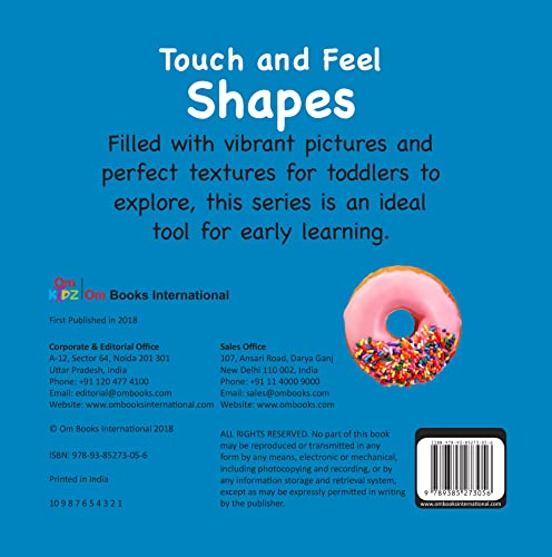 Shapes Touch and Feel Board Book for Children: Fun and Interactive Learning | Early Sensory Development and Shape Recognition | Learn Circles, Squares, Triangles, Rectangles and More | Early Math Unde (Board book)