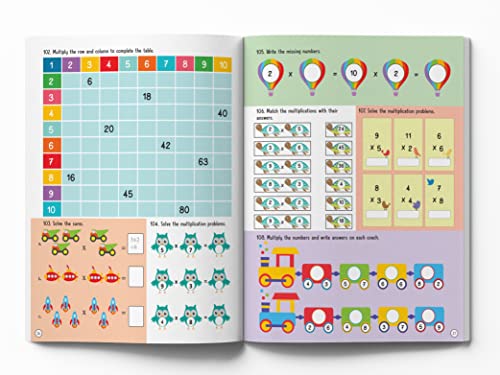 201 Maths Activity Book: Fun Activities and Practice Sheets | Learn Counting, Addition & Subtraction | Ages 4–7 | 3 Hours of Interactive Learning (Paperback)
