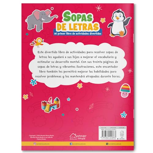 My First Fun Activity Book of Word Search – Spanish Build Spanish vocabulary with fun word searches | Great for early learners | Ages 5–8 | Bilingual Brain Boosters (Paperback)