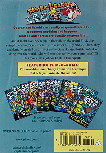 The Invasion of the Incredibly Naughty: (And the Subsequent Assault of the Equally Evil Lunchroom Zombie Nerds): 3 (Captain Underpants) & Captain Underpants and the Attack of the Talking Toilets: 2 (Product Bundle)