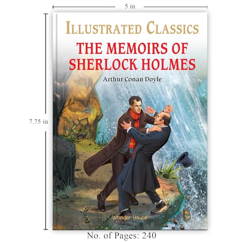 The Memoirs of Sherlock Holmes : Illustrated Abridged Children Classic English Novel with Review Questions (Hardback): Abridged and Illustrated (Illustrated Classics) (Hardcover)