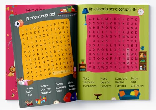 My First Fun Activity Book of Word Search – Spanish Build Spanish vocabulary with fun word searches | Great for early learners | Ages 5–8 | Bilingual Brain Boosters (Paperback)