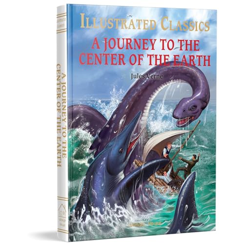 Journey To The Center of The Earth: Illustrated Abridged Children Classics English Novel With Review Questions (Hardback) (Hardcover)