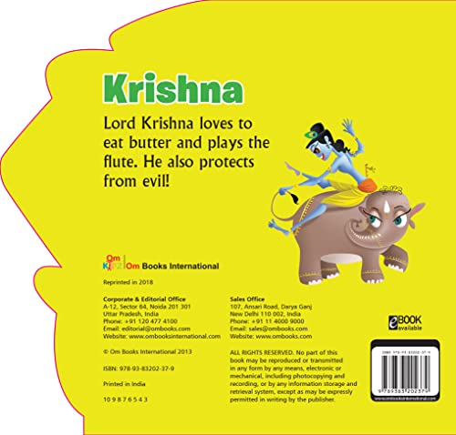 Board Book : Krishna ( Gods and Goddesses ) - Cutout Board Books (Hardcover)
