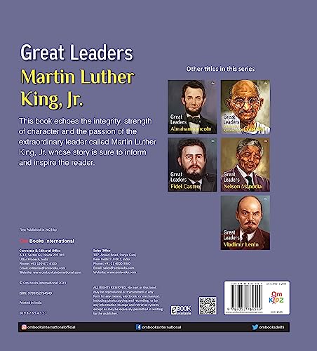 Great Leaders: Martin Luther King, Jr. - World great leader biography for children (Paperback)