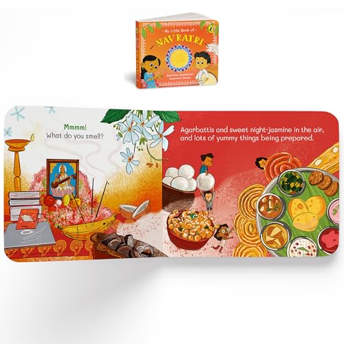My Little Book of Festivals (Boxset) : Illustrated board books on the Indian festivals of Diwali, Holi and Navratri | Hindu mythology for kids age 3+ (Paperback)