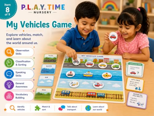PLAY Time 2025 Nursery Complete Learning Kit Age 3-4 | NCF 2022 | + 7 DIY Activity Manipulatives + Digital App | Play-Based Preschool Learning | ... STEM Kit (PLAY Time Early Learning Programme) (Product Bundle)