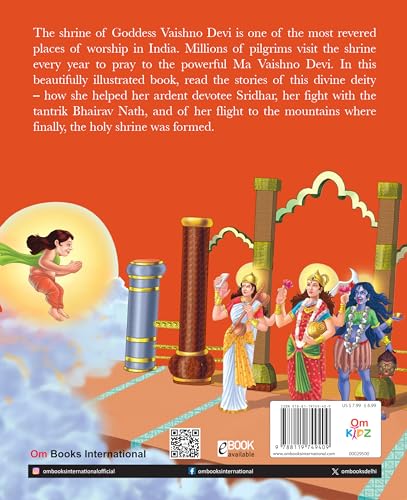 Vaishno Devi: The Powerful Goddess - Indian Mythology Illustrated Storybook for Children | Tales of the Mother Goddess | Adventure Stories of Faith and Power | Tales of Hindu Gods | Tales from Hindu M (Paperback)