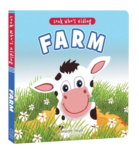 Look Who's Hiding - Farm : Pull The Tab Novelty Books For Children (Board book)