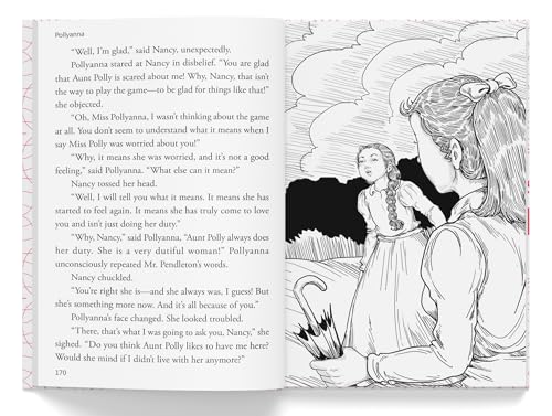 Pollyanna : Illustrated Abridged Children Classics English Novel with Review Questions (Hardcover)