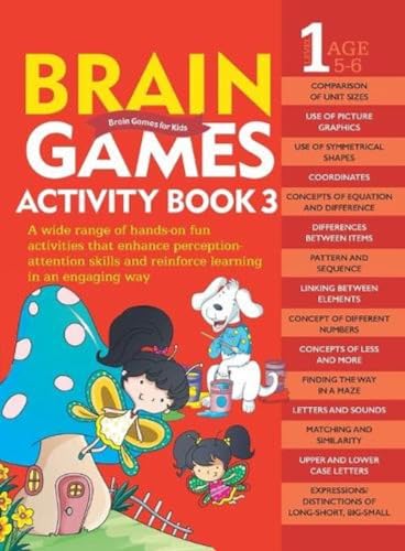 Activity Book : Brain Games for Kids : Brain Games Activity Book Level 1 : Book-3 (Paperback)