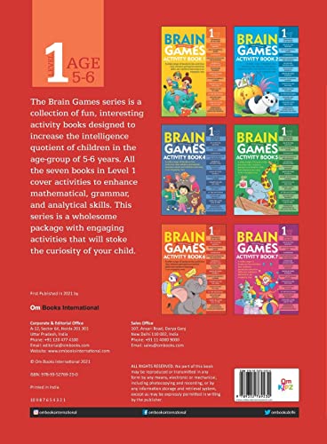 Activity Book : Brain Games for Kids : Brain Games Activity Book Level 1 : Book-3 (Paperback)