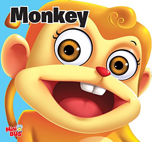 Monkey : Mini Bus Cut-Out Board Books (Hardcover)