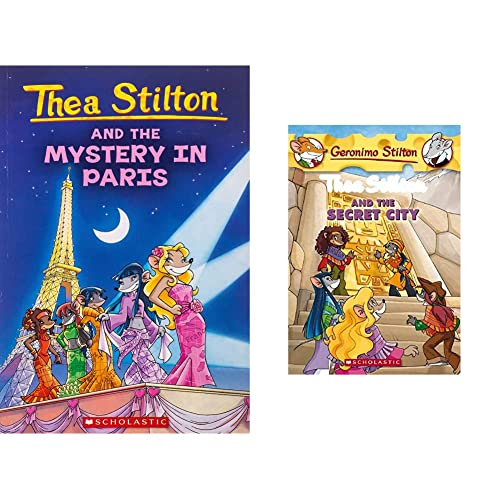 Thea Stilton and The Mystery in Paris: 05 (Geronimo Stilton) + Thea Stilton and The Secret City (Geronimo Stilton): 4: 04 (Set of 2 Books) (Product Bundle)
