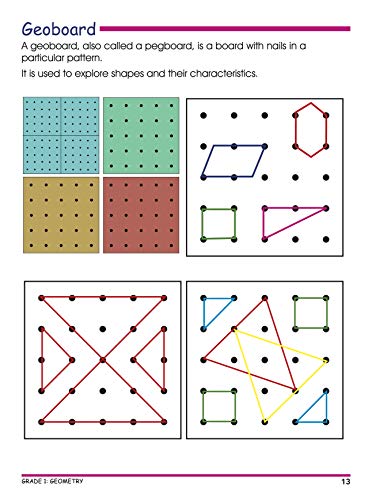 Activity Book : Grade 1 : Smart Scholars Grade 1 Geometry Fun-filled Activities (Smart Scholars Series) (Paperback)