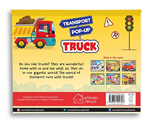 Pop-up Transport - Truck - Gorgeously Illustrated Pop-up Book For Children - Learn About The World Of Trucks and What All They Do (Pop-Up)
