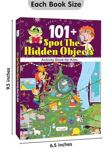 101+ Spot the Hidden Objects Activity Book for Kids : Early learning Educational Workbook, Puzzle Activity Book for Kids , Brain-Boosting Activities (Paperback)