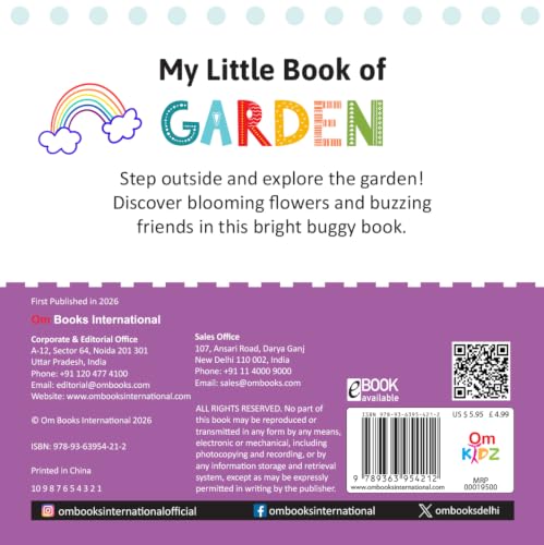 My Little Book of Garden Buggy Book | Early Learning Nature Book for Toddlers | Discover Flowers, Insects & Garden Life | Educational Picture Book for Kids (Board book)