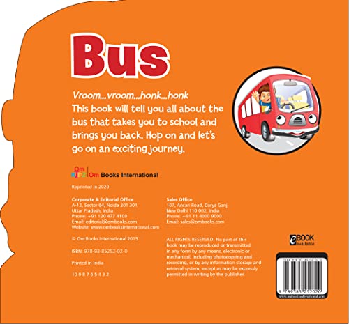 Board Book : Bus ( Transport ) - Cutout Board Books (Board book)