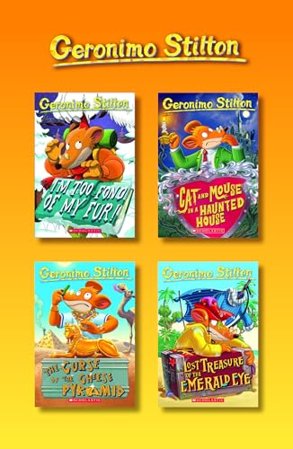 Geronimo Stilton Four-Cheese Box Set (Books 1-4) (Paperback)