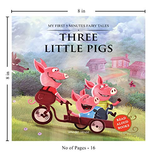 My First 5 Minutes Fairy Tales Three little pigs: Traditional Fairy Tales For Children (Abridged and Retold) (Paperback)