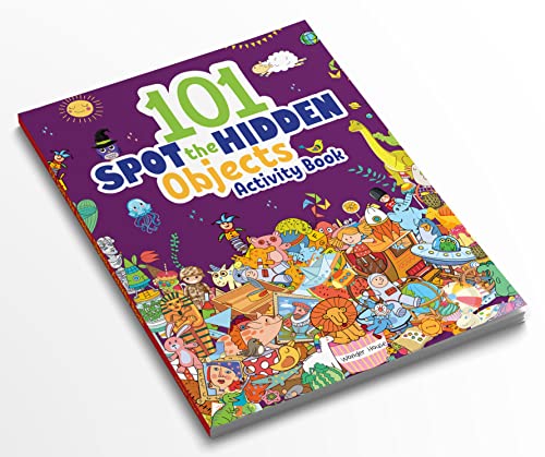 101 Spot the Hidden Objects Activity Book Boost Focus, Visual Discrimination & Observation Skills | Fun and Engaging Puzzles with Thematic Scenes | Ages 4–8 | 2 Hours of Screen-Free Brain-Boosting Fun (Paperback)