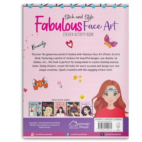 Stick and Style - Fabulous Face Art (Sticker Activity Book) (Paperback)