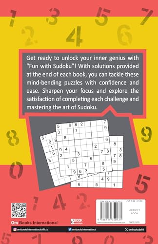Fun With Sudoku - To Sharpen Young Minds - Level -3- Brain Booster - Great Brain Exercises - Brain Booster Puzzles for all ages (Fun With Sudoku Series) (Paperback)