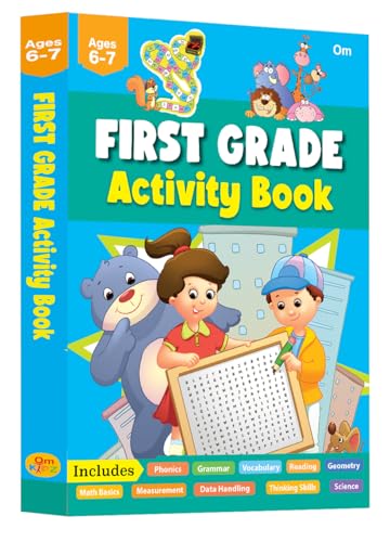 First Grade Activity Book: 320 Pages of Practice for Ages 6-7 – Reading, Phonics, Grammar, Science, Fun Puzzles, Geometry, Data Handling & More (Paperback)