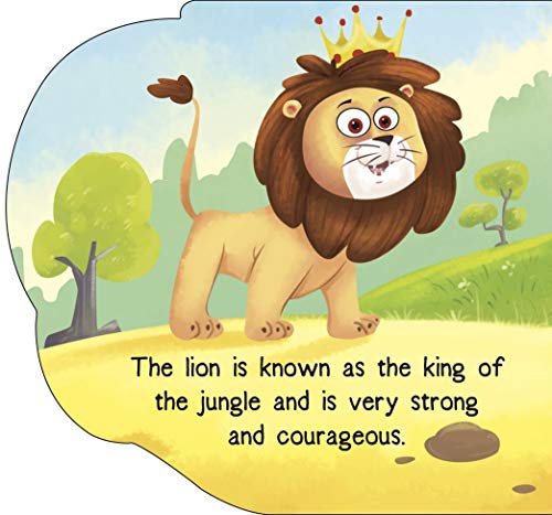 Board Book : Lion ( Animals and Birds ) - Cutout Board Books (Board book)