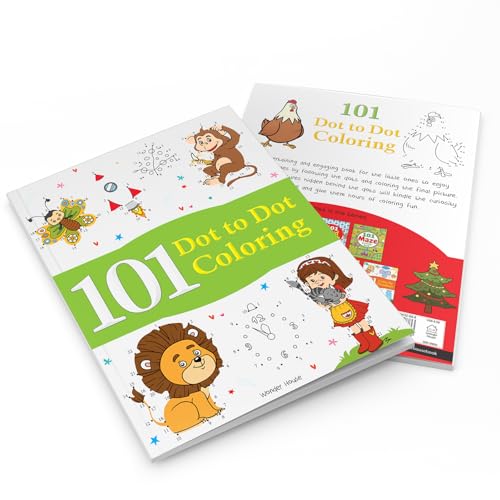 101 Dot To Dot Coloring: Fun Activity Book For Children (Hardcover)