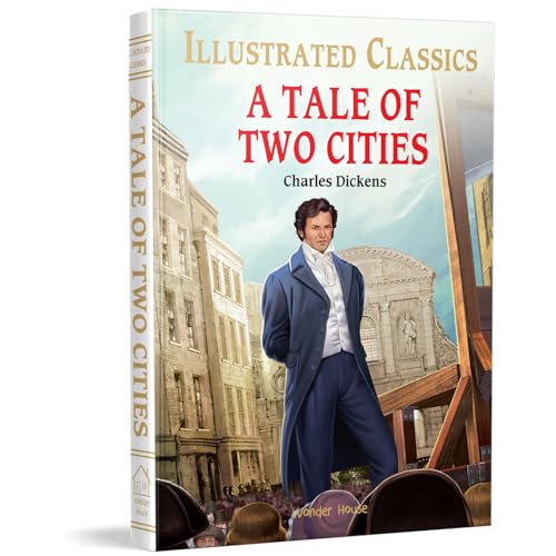 A Tale of Two Cities : Illustrated Abridged Children Classics English Novel with Review Questions (Hardcover)