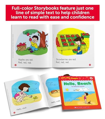 First Little Readers: Guided Reading Level A: 25 Irresistible Books That Are Just the Right Level for Beginning Readers (Paperback)