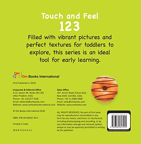 123 Touch and Feel Board Book for Children: Fun and Interactive Way to Learn Numbers with Sensory Play | Builds Number Recognition and Counting Skills | Number Concepts with Repetition (Board book)